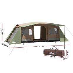 Alternative view of Weisshorn Instant Up Camping Tent 10 Person Outdoor Family Hiking Tents 3 Rooms