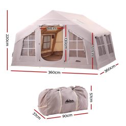 Alternative view of Weisshorn Camping Tent Inflatable Beach Tent 6 Person 360CM