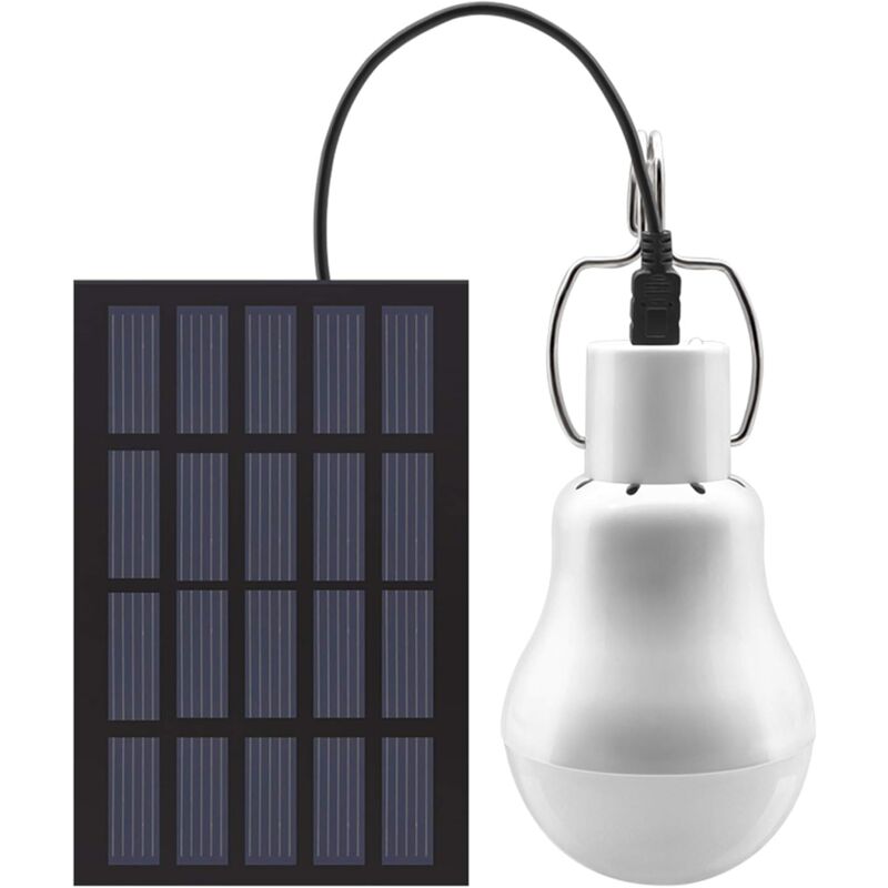 Portable Solar Light LED Bulb Solar Powered With Solar Panel For Garden, Patio, Indoor, Outdoor, Hiking, Camping, Tent, 1 Portable Solar Light LED Bulb Solar Powered With Solar Panel For Garden, Patio, Indoor, Outdoor, Hiking, Camping, Tent,