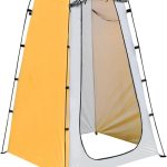 Pop-up Tent Changing Room 120x120x190 cm, Foldable Outdoor Camping Shelter with Inner Pocket, Multicolored