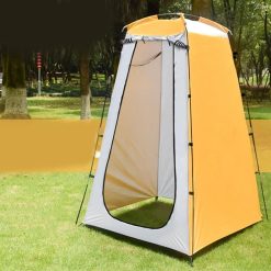 Alternative view of Pop-up Tent Changing Room 120x120x190 cm, Foldable Outdoor Camping Shelter with Inner Pocket, Multicolored