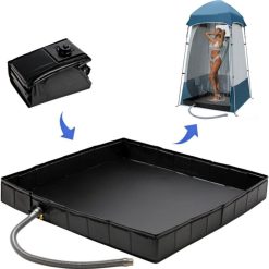Alternative view of Portable Folding Camping Shower Base for Outdoor Shower Tent, RV, Pet Bath, Compatible with Most Brands