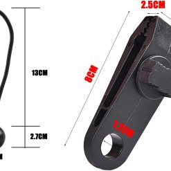 Alternative view of Tarp Clips & Bungee Cords 10-piece – Heavy Duty, for tents/banners (black)