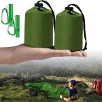 Emergency Sleeping Bag - 2 Pieces - Emergency Blanket - Waterproof Survival Blanket - 210*90cm - PE - Rescue Blanket - Insulation Blanket - Survival Sleeping Bag - Emergency Sleeping Bag - Emergency Tent - Emergency Tent - Outdoors/Walking/Camping/Hiking