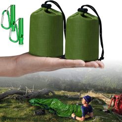 Emergency Sleeping Bag - 2 Pieces - Emergency Blanket - Waterproof Survival Blanket - 210*90cm - PE - Rescue Blanket - Insulation Blanket - Survival Sleeping Bag - Emergency Sleeping Bag - Emergency Tent - Emergency Tent - Outdoors/Walking/Camping/Hiking