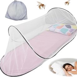 ultralight foldable mosquito net - pop-up mosquito net - travel tent - portable camping tent - family mosquito net - folding bed mosquito net - 200 x 80 x 56 cm