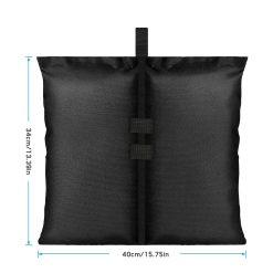 Alternative view of 4-pack tent weights sandbags, heavy foot bag for legs