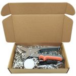 Heavy Duty Grommet Tool Kit, 500 pcs 10mm Grommets, Eyelet Tool, Press for Tarp, Grommet Kit, Fabric, Banner, Canvas, Leather, Tents, Vinyl