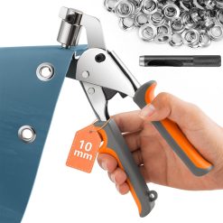 Alternative view of Heavy Duty Grommet Tool Kit, 500 pcs 10mm Grommets, Eyelet Tool, Press for Tarp, Grommet Kit, Fabric, Banner, Canvas, Leather, Tents, Vinyl