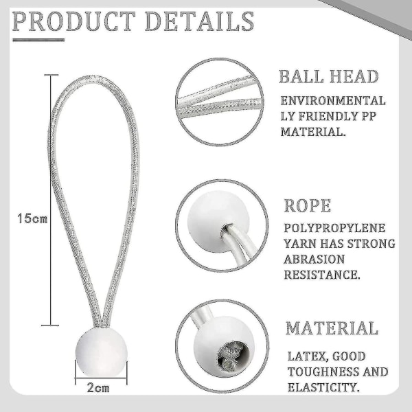 50-pack long rubber straps with buckle for tents, marquees, banners and tarpaulins 4 50-pack long rubber straps with buckle for tents, marquees, banners and tarpaulins - Image 4