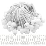 50 elastic rubber straps with balls for marquees, tents, banners, tarpaulins