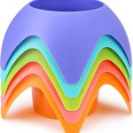 5 Pack Beach Drink Holders Multiple Colours Essential Beach Accessories for Vacation Must Have for Women Adults Family Friends