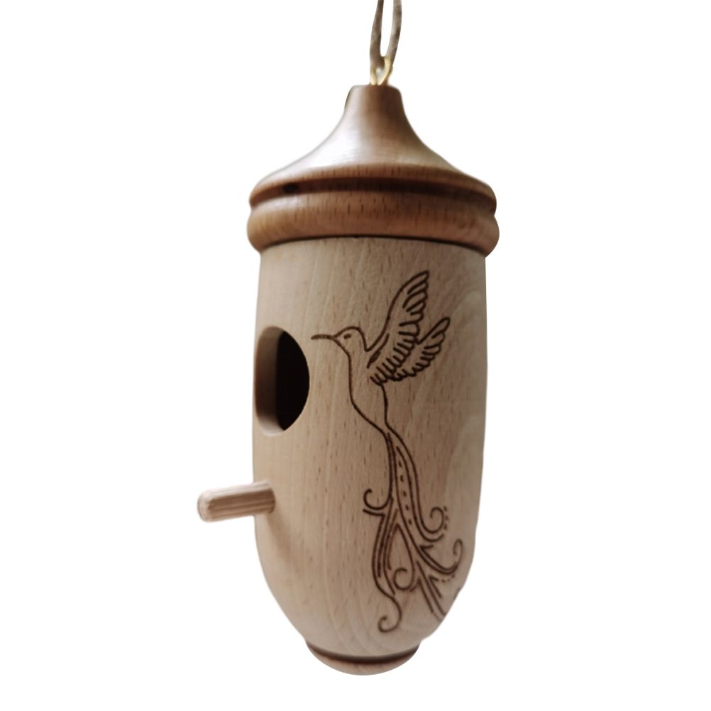 Hummingbird House Wooden Hummingbird Nest for Outside Hanging Garden Bird Feeder 1 Hummingbird House Wooden Hummingbird Nest for Outside Hanging Garden Bird Feeder