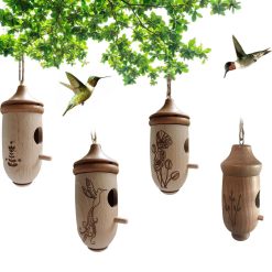 Hummingbird House Wooden Hummingbird Nest for Outside Hanging Garden Bird Feeder 13 V1294 YM0523 10342175 06
