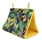 Pet Bird Nest Hammock Triangle Shade Bird Nest Hanging Parrot Hut Tent Bird Cage Toys