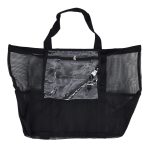 Beach Bags Mesh Oxford Cloth Oversized Storage Tote Bags for Beach Picnic Barbecue Camping