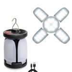 Folding Dimmable LED Camping Lantern Portable Outdoor Tent Light for Camping Emergency Fishing