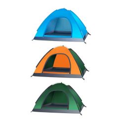 Alternative view of Outdoor Camping Tent Portable Sun Protection Lightweight Quick Setup Shelter - Orange 2-3 Person