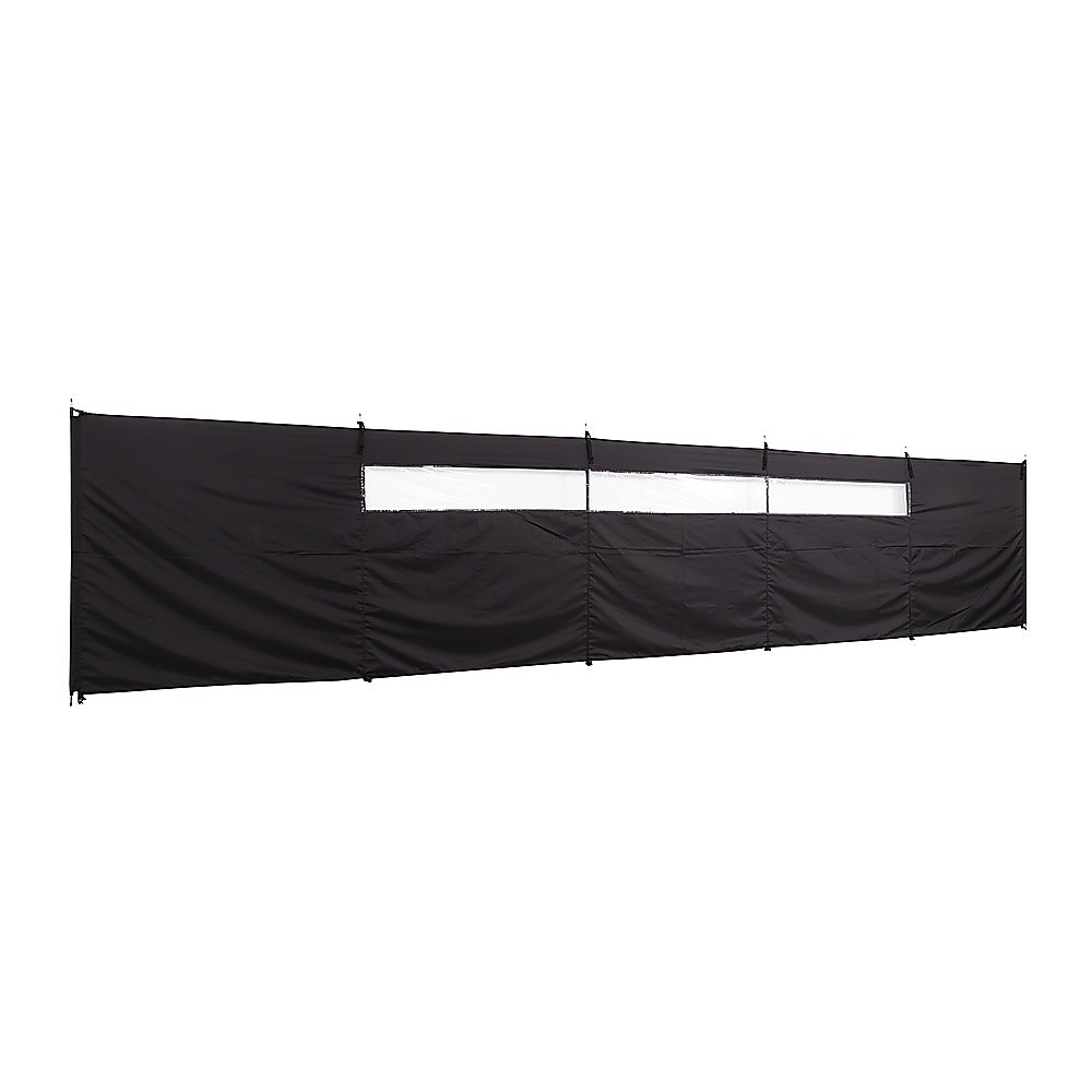Camping Windbreak with Clear Windows & Carry Bag 725x140cm Black Outdoor Privacy Shelter 1 Camping Windbreak with Clear Windows & Carry Bag 725x140cm Black Outdoor Privacy Shelter