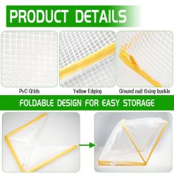 Alternative view of 3 piece Green Foldable Raised Garden Bed Cover - Vegetable Plant Protector(80 x 34 x 35 cm)