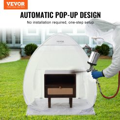 Bugout Australia - Outdoor, Camping, Auto and Survival gear 54 Alternative view of Spray Paint Shelter Portable Spray Paint Tent Booth 3.3 x 2.9 x 3.3ft Pop Up