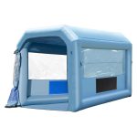 Inflatable Paint Booth, 13.1 x 9.8 x 9 ft Inflatable Spray Booth, with 750W Powerful Blower and Air Filter System, Portable Car Paint Booth for Motorcycle, Bicycle, Auto Part Painting