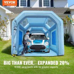Alternative view of Inflatable Spray Booth Car Paint Tent 20x10x8ft Filter System 2 Blowers