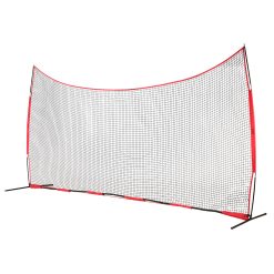 Barricade Backstop Net, 20x10 ft Ball Sports Barrier Netting, Portable Practice Equipment with Carry Bag, Protection Screen for Baseball Softball Lacrosse Soccer Hockey Training, for Backyard