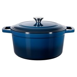Enameled Cast Iron Dutch Oven, 5.7L Pot with Lid and Dual Handles, Heavy-Duty Durable Cookware Pan, Oven Induction Compatible up to 260 ℃, for Braising, Stews, Roasting, Bread Baking, Blue 20 V952 ZTHLKX6QTTCT7F6PS001V0 202601141525 09