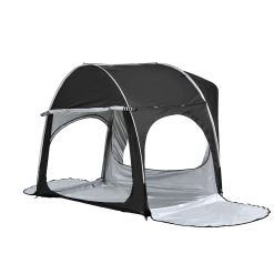 Alternative view of Weisshorn Camping Tent Car SUV Rear Hatchback Tents Canopy Portable Outdoor Family Black