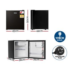Alternative view of Devanti 48L Bar Fridge Black
