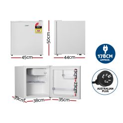 Alternative view of Devanti 48L Bar Fridge White