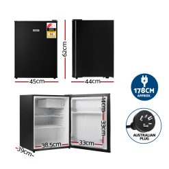 Alternative view of Devanti 70L Bar Fridge Black