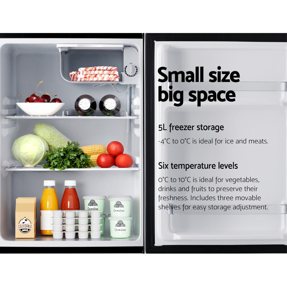 Devanti 70L Bar Fridge Black 5 Devanti 70L Bar Fridge Black - Image 5
