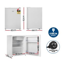 Alternative view of Devanti 70L Portable Mini Bar Fridge - White