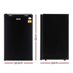 Alternative view of Devanti 110L Bar Fridge Black