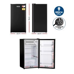 Alternative view of Devanti 95L Bar Fridge Black