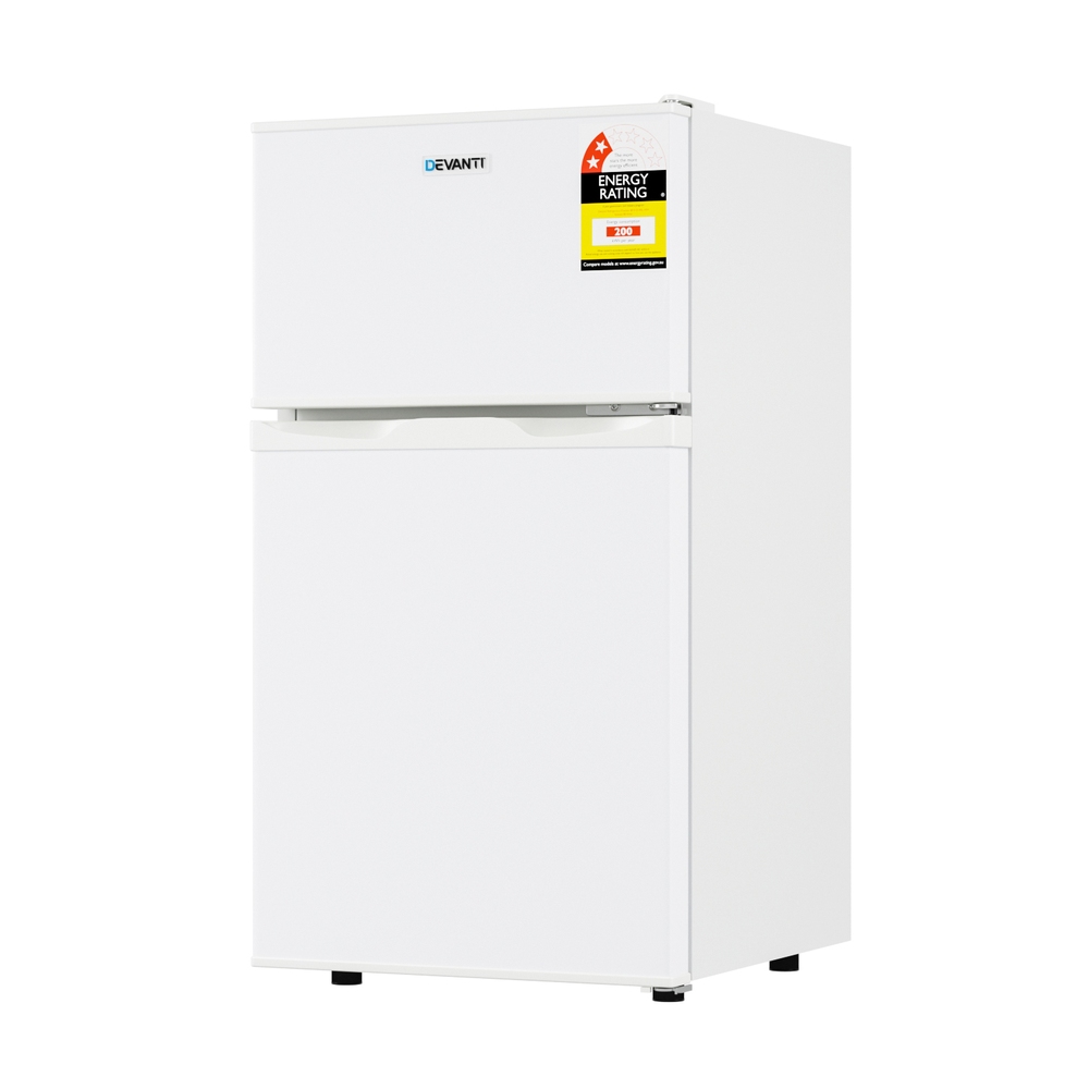 Devanti 85L Bar Fridge Mini Freezer Refrigerator White 7 Devanti 85L Bar Fridge Mini Freezer Refrigerator White - Image 7