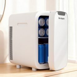 Glacio Mini Fridge Portable White Electric Cooler Warmer Car Office 12V 220V