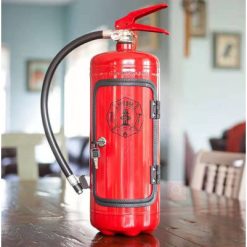 Red Wine Cabinet Minibar with Fire Extinguisher Gift for Men