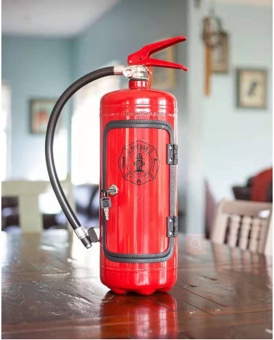 Red Wine Cabinet Minibar with Fire Extinguisher Gift for Men 1 Red Wine Cabinet Minibar with Fire Extinguisher Gift for Men