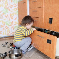Baby Proofing, Refrigerator lock, Baby Safety Locks for Cabinets, Cabinet Locks for Babies, No Drilling Child Safety Cabinet Locks for Latching to Drawer Door Fridge Oven Toilet Seat White 16 V1189 LWWAL 20260325 00117 202603281956 05