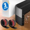 Door Draft Stopper, 37 Inch Under Door Sweep Bottom Blocker with Rubber Seal Strip, Under Door Seal for Exterior/Interior, Soundproof Weather Stripping Door Seal(White) 2PC Brown