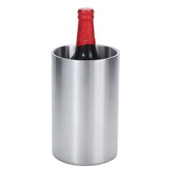 Alternative view of Stainless Steel Double Wall Wine Cooler - Insulated Tabletop Wine Chiller for White Wine & Champagne, Fits Most Standard Sized Bottles（1.6L）