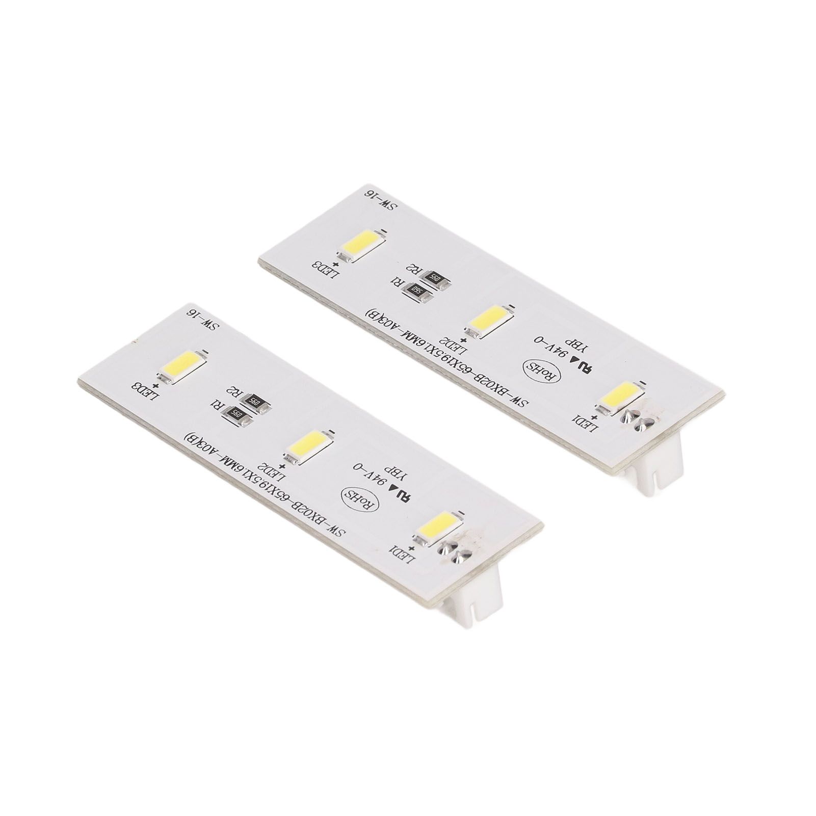 2Pcs Refrigerator LED Light Strip Bar Replacement Freezer Refrigerator Light Strip Bar Repair Part for SW BX02B DC 12V 2 2Pcs Refrigerator LED Light Strip Bar Replacement Freezer Refrigerator Light Strip Bar Repair Part for SW BX02B DC 12V - Image 2