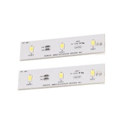 2Pcs Refrigerator LED Light Strip Bar Replacement Freezer Refrigerator Light Strip Bar Repair Part for SW BX02B DC 12V 17 V1294 YM0703 3119230016511 02