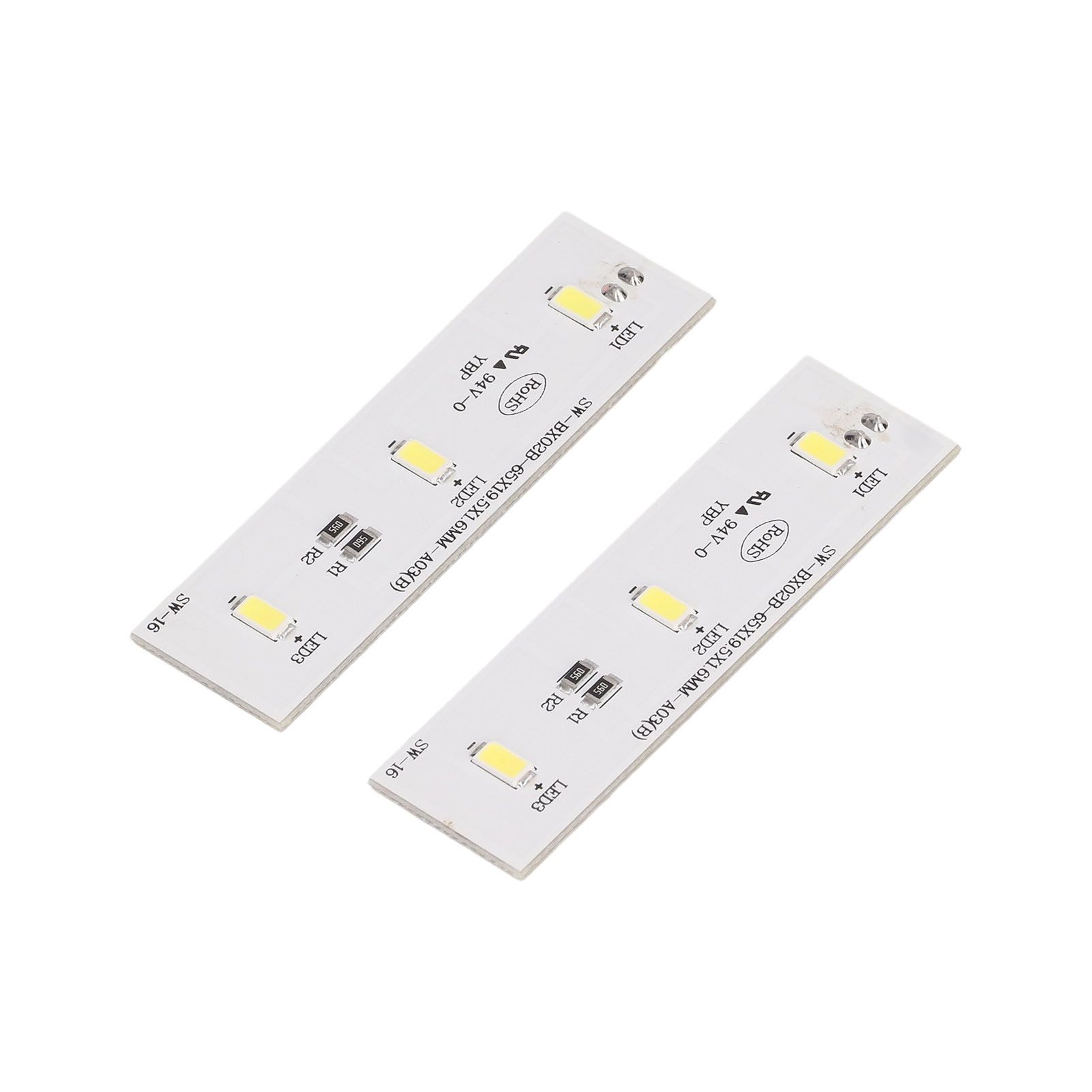 2Pcs Refrigerator LED Light Strip Bar Replacement Freezer Refrigerator Light Strip Bar Repair Part for SW BX02B DC 12V 4 2Pcs Refrigerator LED Light Strip Bar Replacement Freezer Refrigerator Light Strip Bar Repair Part for SW BX02B DC 12V - Image 4