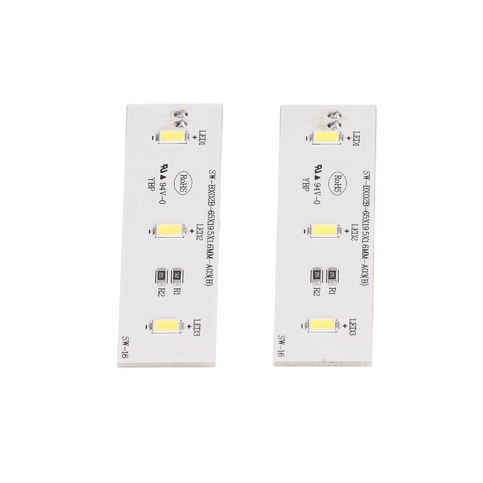 2Pcs Refrigerator LED Light Strip Bar Replacement Freezer Refrigerator Light Strip Bar Repair Part for SW BX02B DC 12V 5 2Pcs Refrigerator LED Light Strip Bar Replacement Freezer Refrigerator Light Strip Bar Repair Part for SW BX02B DC 12V - Image 5
