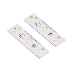 2Pcs Refrigerator LED Light Strip Bar Replacement Freezer Refrigerator Light Strip Bar Repair Part for SW BX02B DC 12V 20 V1294 YM0703 3119230016511 05