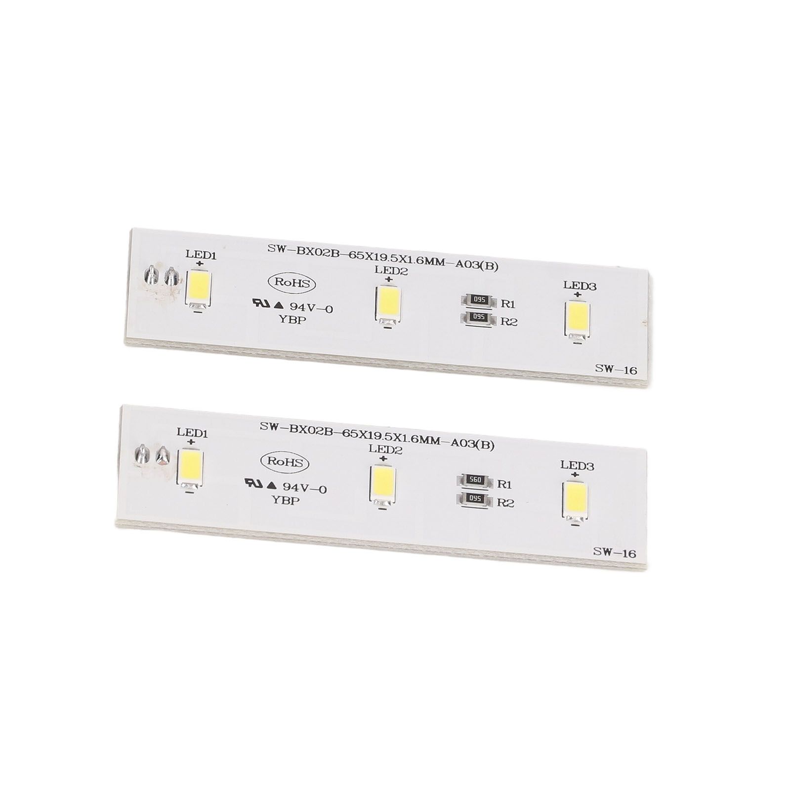 2Pcs Refrigerator LED Light Strip Bar Replacement Freezer Refrigerator Light Strip Bar Repair Part for SW BX02B DC 12V 7 2Pcs Refrigerator LED Light Strip Bar Replacement Freezer Refrigerator Light Strip Bar Repair Part for SW BX02B DC 12V - Image 7